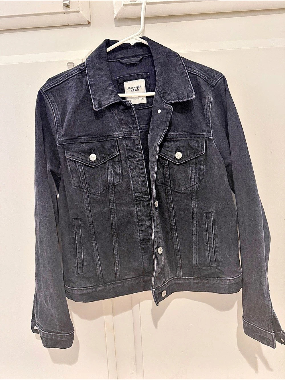 Abercrombie & Fitch Denim Black Jacket